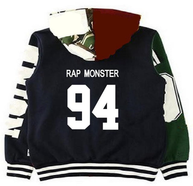 [BTS] HOODED BOMBER JACKET - Kpop FTW