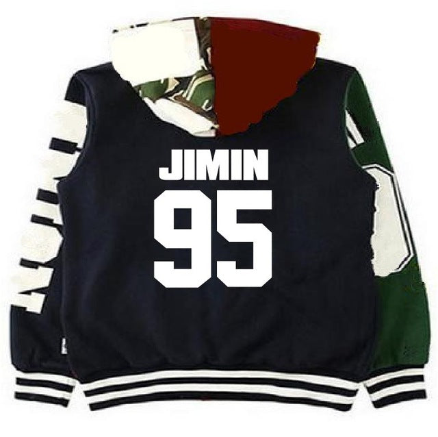 [BTS] HOODED BOMBER JACKET - Kpop FTW