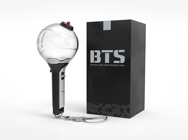 BTS OFFICIAL KEYRING LIGHT STICK - Kpop FTW