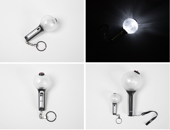 BTS OFFICIAL KEYRING LIGHT STICK - Kpop FTW