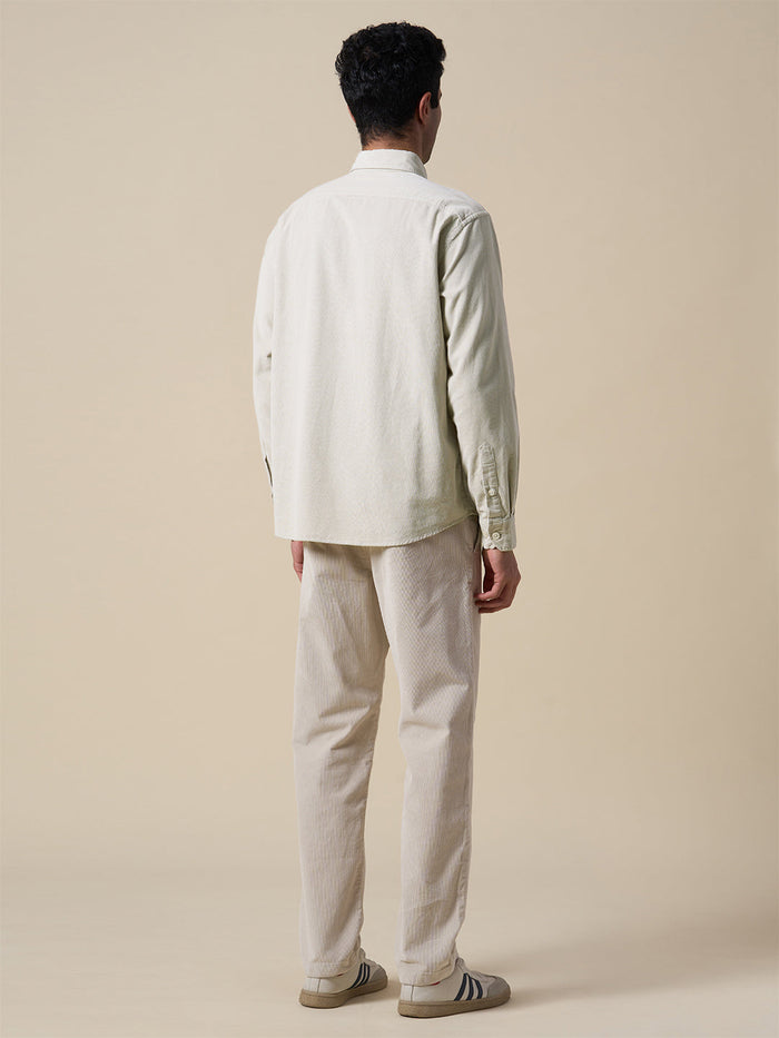 Button Down Collar Corduroy Shirt