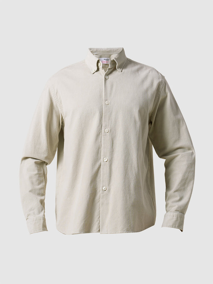 Button Down Collar Corduroy Shirt