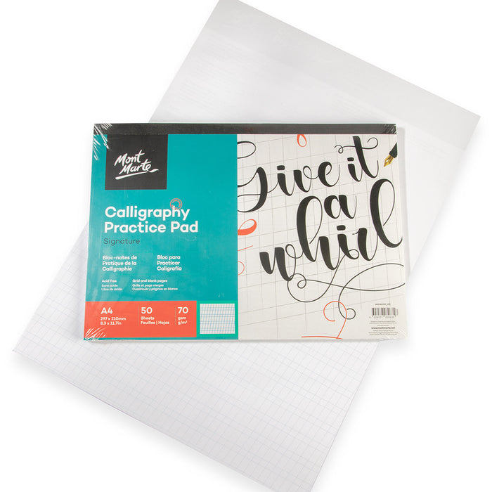 Calligraphy Practice Pad A4 50 Sheet