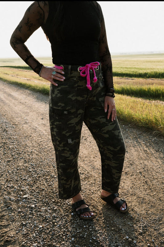 Camo Barrel Pants