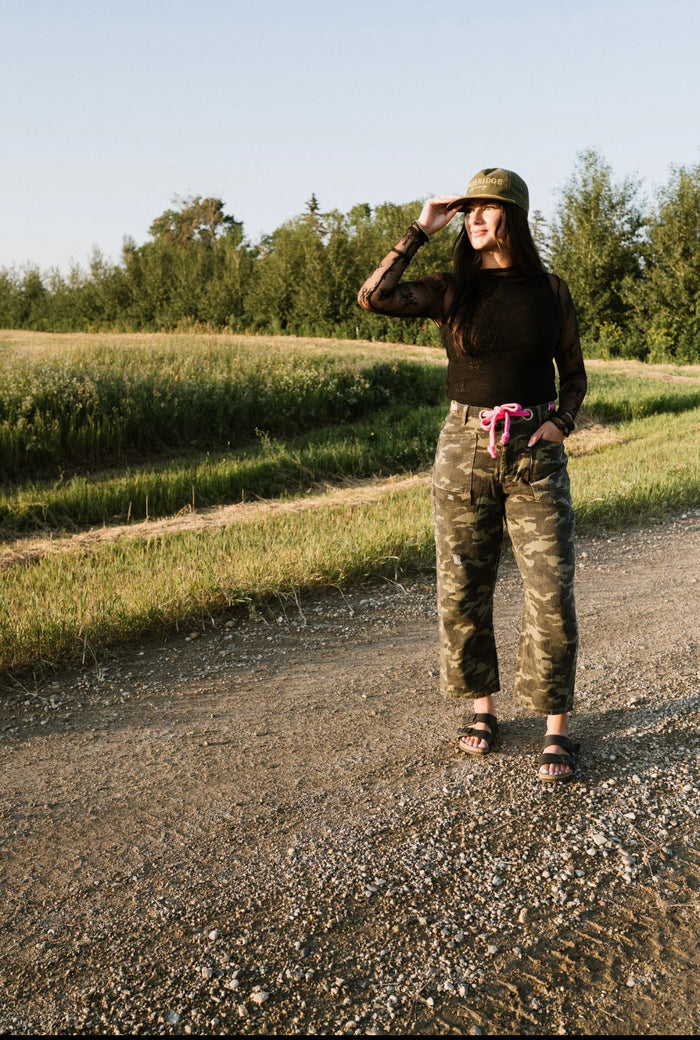 Camo Barrel Pants