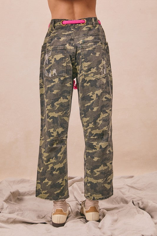 Camo Barrel Pants