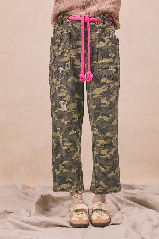 Camo Barrel Pants