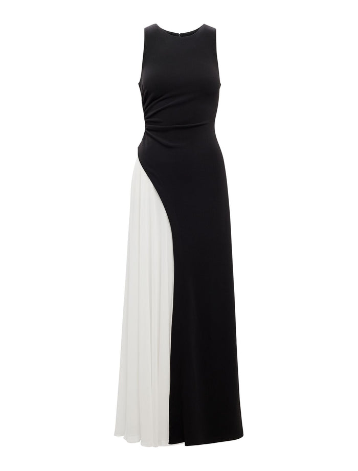 Candace Halter Contrast Maxi Dress Forever New