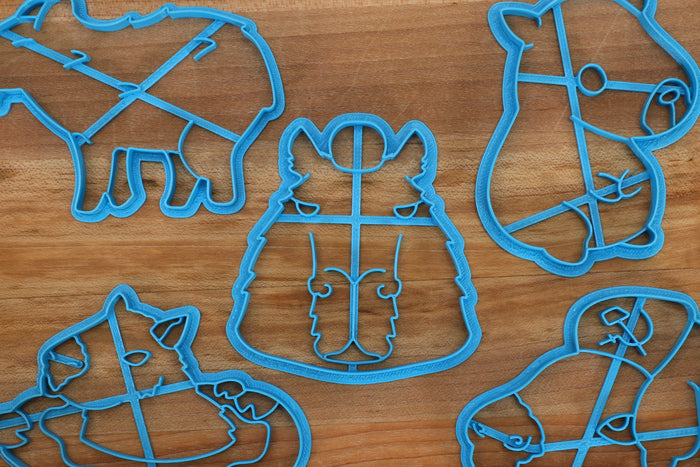 Capybarra Cookie Cutters - Orange Capybara, Soaking Capybara, Capybara Outline - Capybara gift