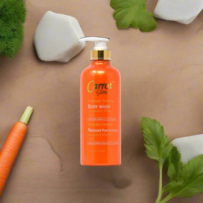 Carrot Glow Intense Toning Body Wash with Carrot oil 27 oz/ 750ml - Kismet Beauty Brands