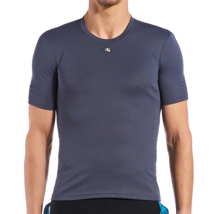 Ceramic Short Sleeve Base Layer by Giordana Cycling, GREY, Made in Italy