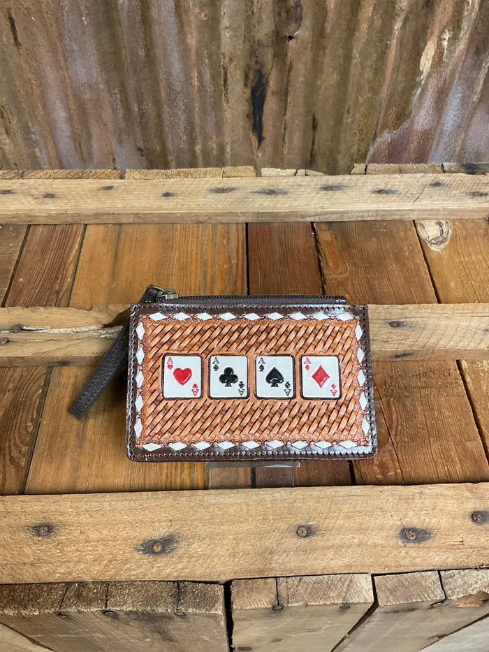 Challenger Aces Card Clutch/Wristlet