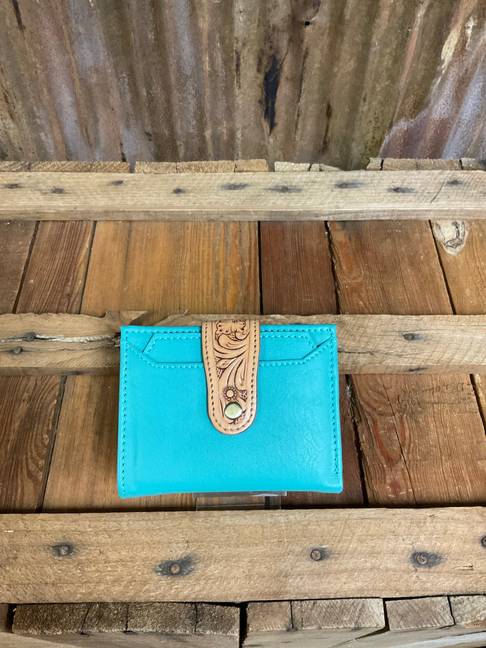Challenger Turquoise Wallet/Card Holder