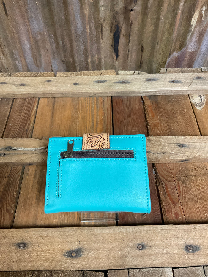 Challenger Turquoise Wallet/Card Holder