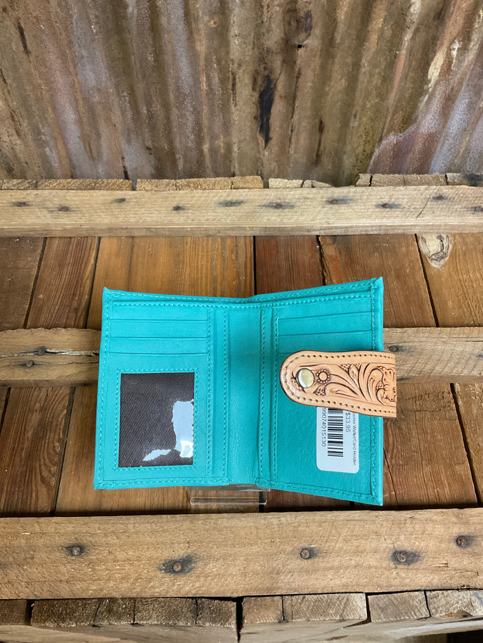 Challenger Turquoise Wallet/Card Holder