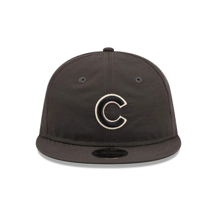 Pictured is this MLB Nylon Chicago Cubs Retro Crown 9FIFTY cap in black. 3