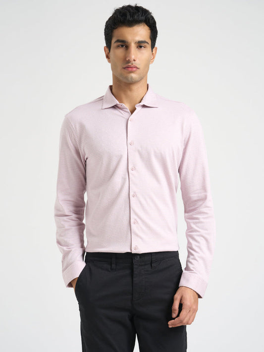 Cotton Dobby Knit Shirt