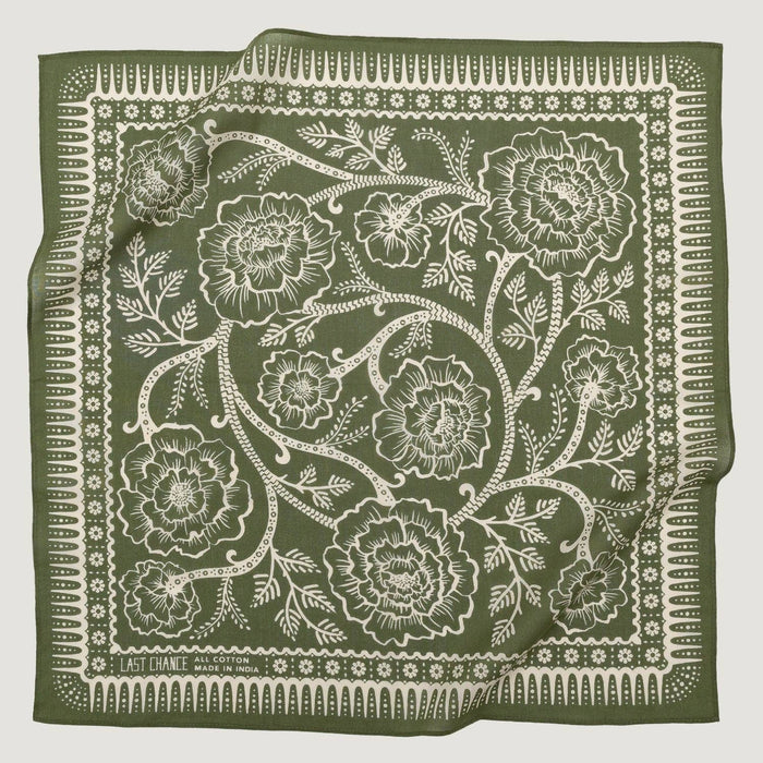 Cotton Ramble Bandana | Cactus