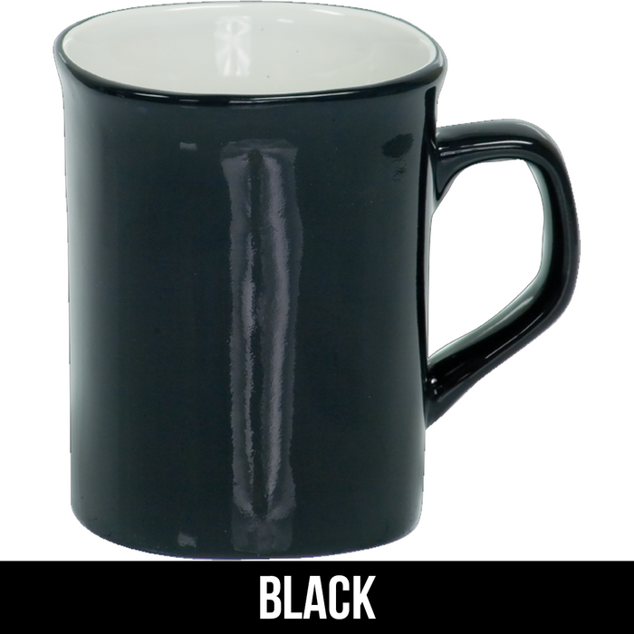 Custom 10 oz. Ceramic Rounded Corner LazerMug - LZR