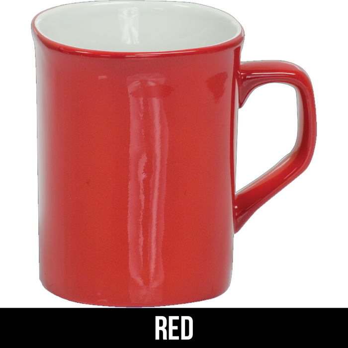 Custom 10 oz. Ceramic Rounded Corner LazerMug - LZR