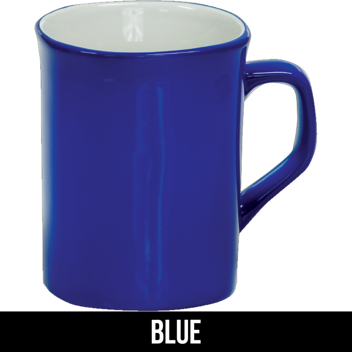 Custom 10 oz. Ceramic Rounded Corner LazerMug - LZR