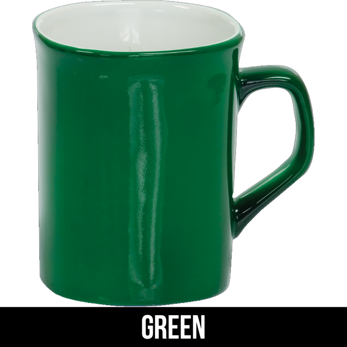 Custom 10 oz. Ceramic Rounded Corner LazerMug - LZR