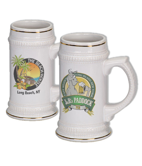 Custom Stein with Logo - EZ Corporate Clothing
 - 2