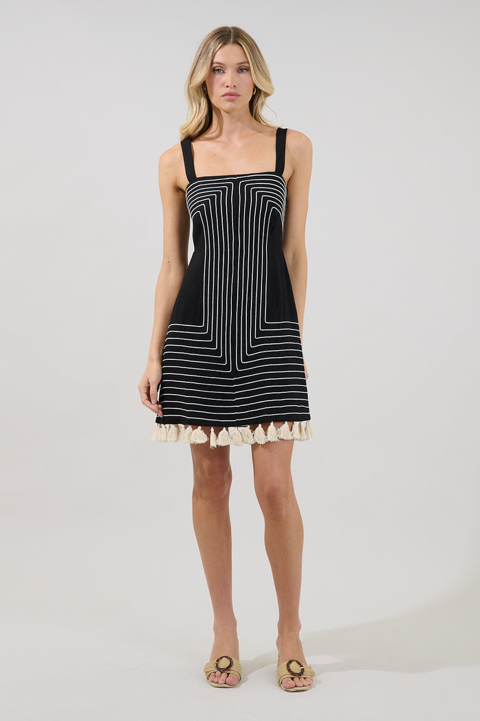 Dariela Tassel Mini Dress
