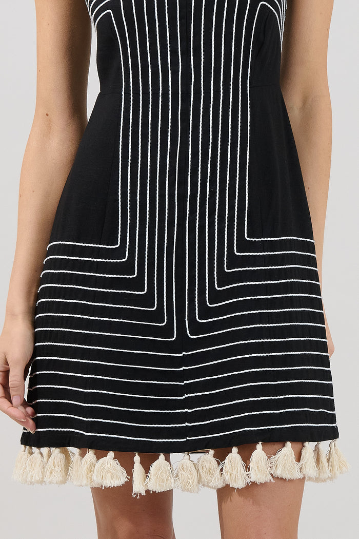 Dariela Tassel Mini Dress