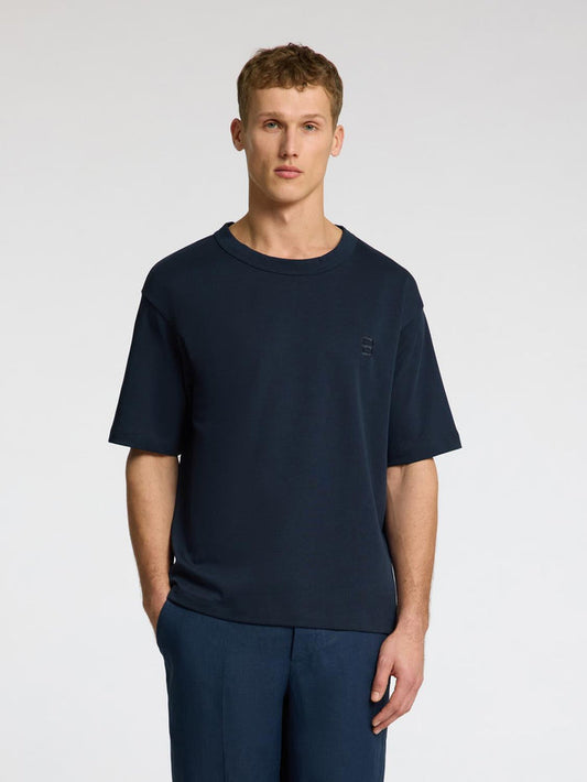 Dark Blue Relaxed Fit T-shirt