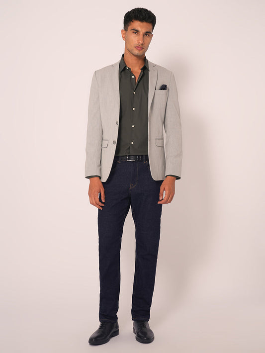 Dark Blue Straight Fit Jeans