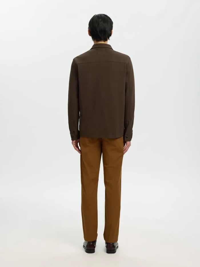 Dark Brown Classic Overshirt