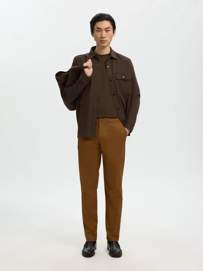 Dark Brown Classic Overshirt