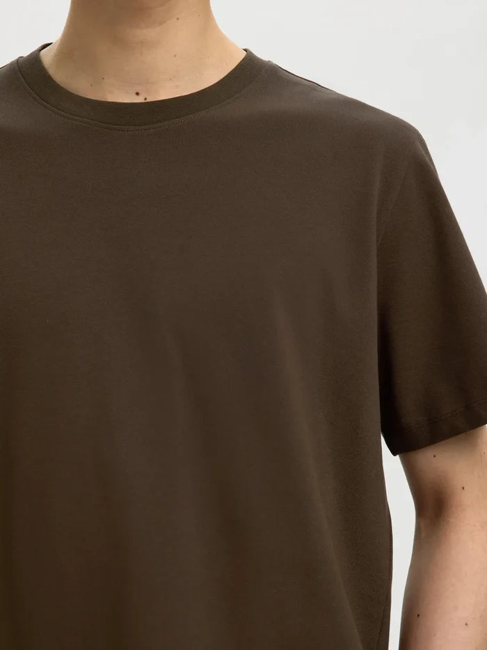 Dark Brown O-Neck T-shirt