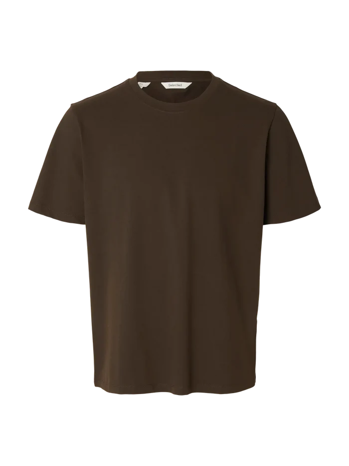 Dark Brown O-Neck T-shirt