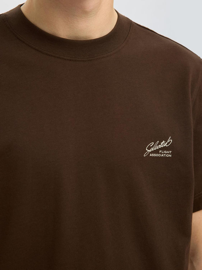 Dark Brown Organic Cotton T-shirt