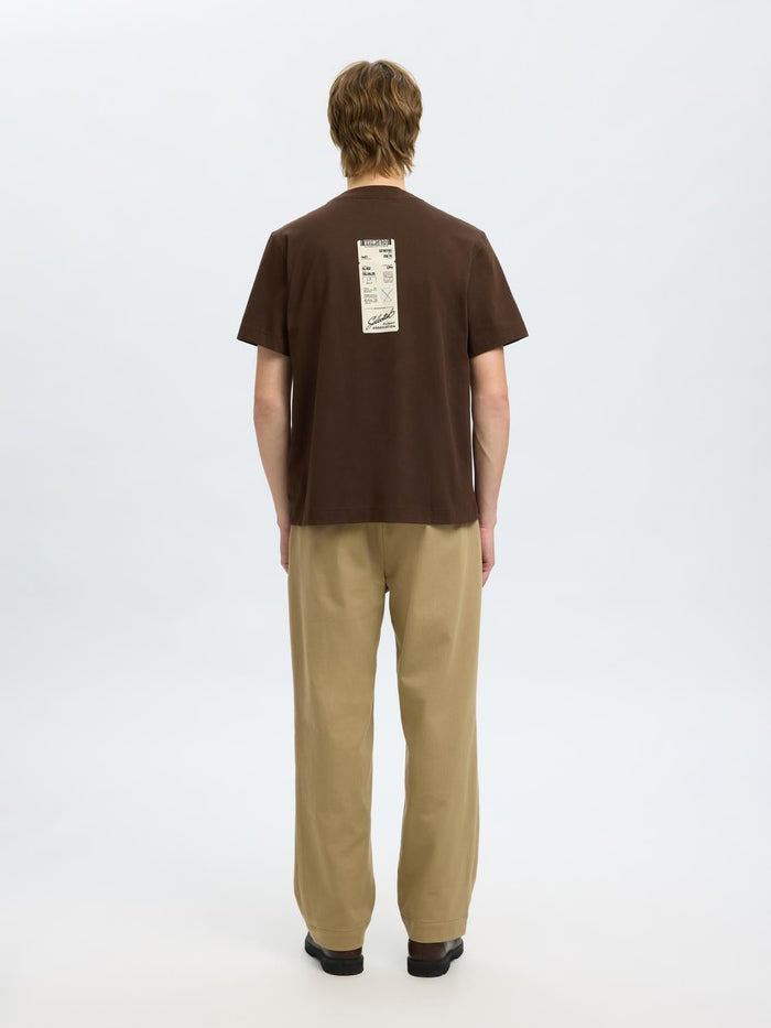 Dark Brown Organic Cotton T-shirt