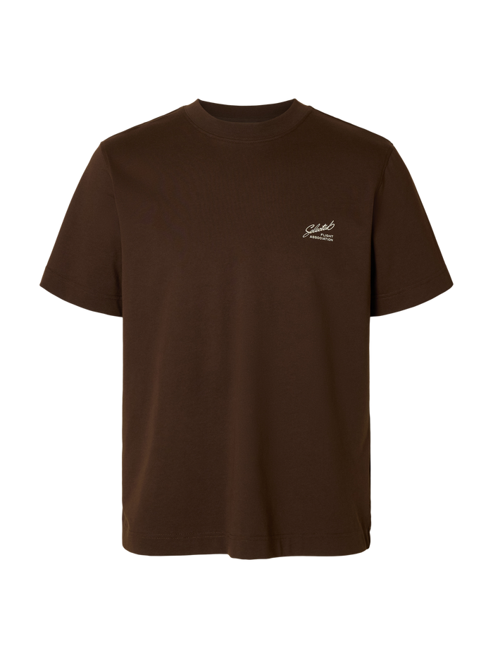 Dark Brown Organic Cotton T-shirt