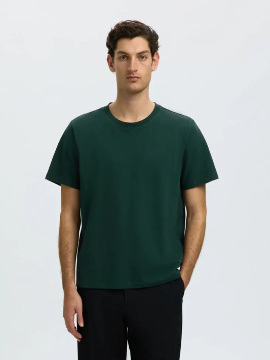 Dark Green O-Neck T-shirt