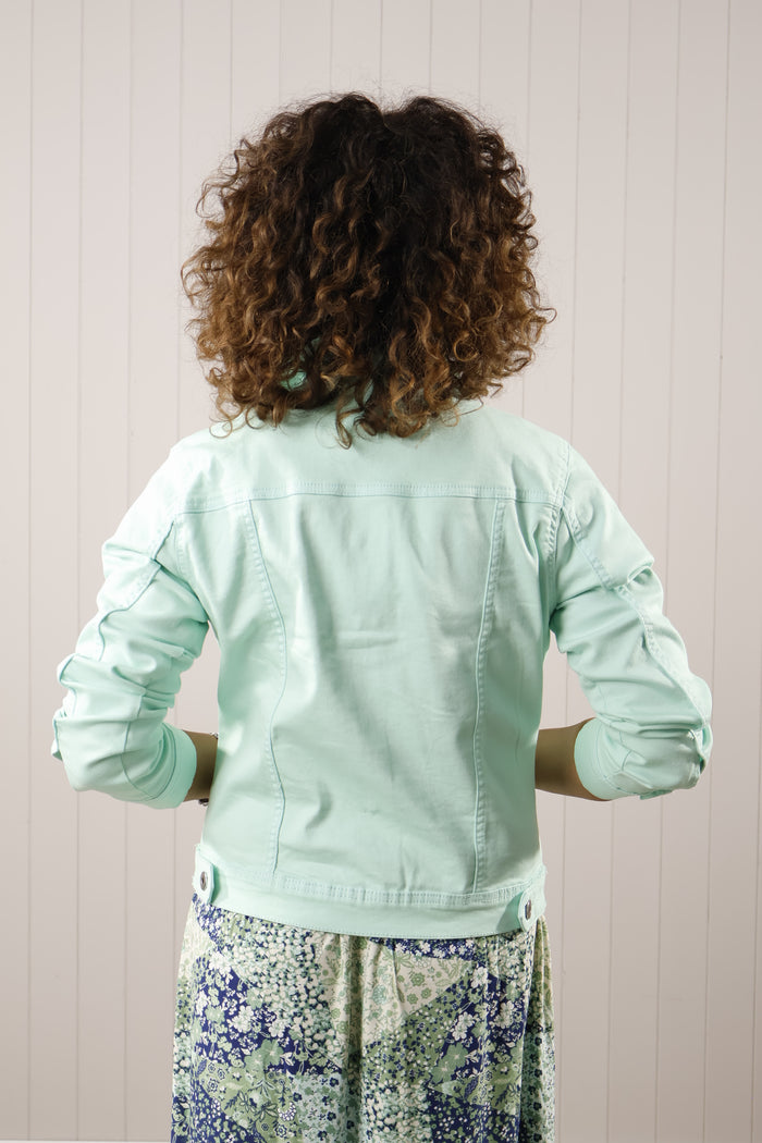 Denim stretch Jacket Mint