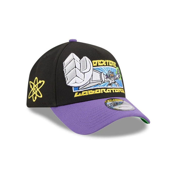 Pictured is this Dexter's Laboratory Dex-Transformer 9FORTY A-Frame cap in black. 1