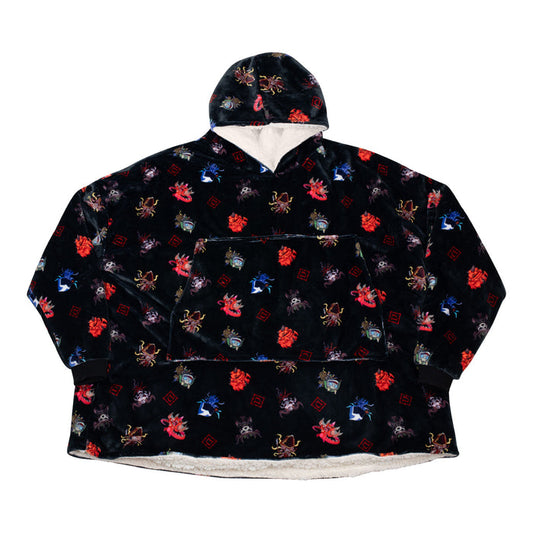 Diablo Cute But Deadly Wearable Blanket - Front Top View