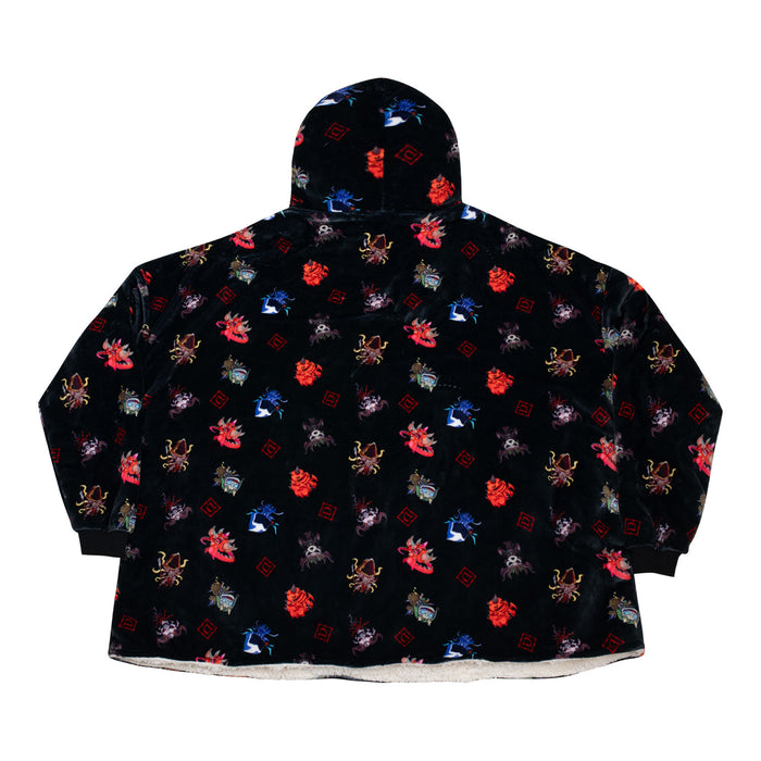 Diablo Cute But Deadly Wearable Blanket - Back Top View
