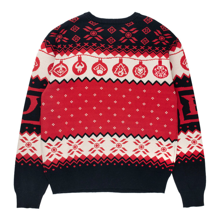Diablo Skull Holiday Sweater - Back View