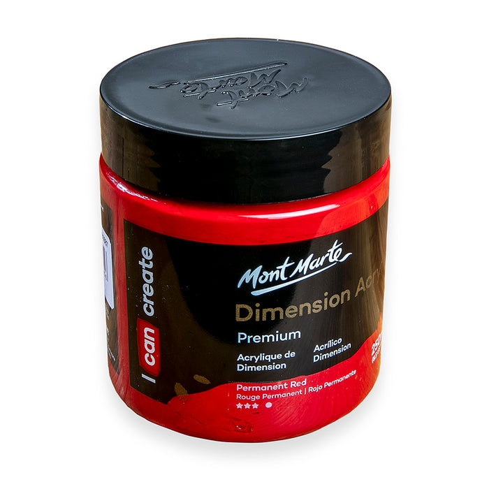Dimension Acrylic Premium 250ml - Permanent Red