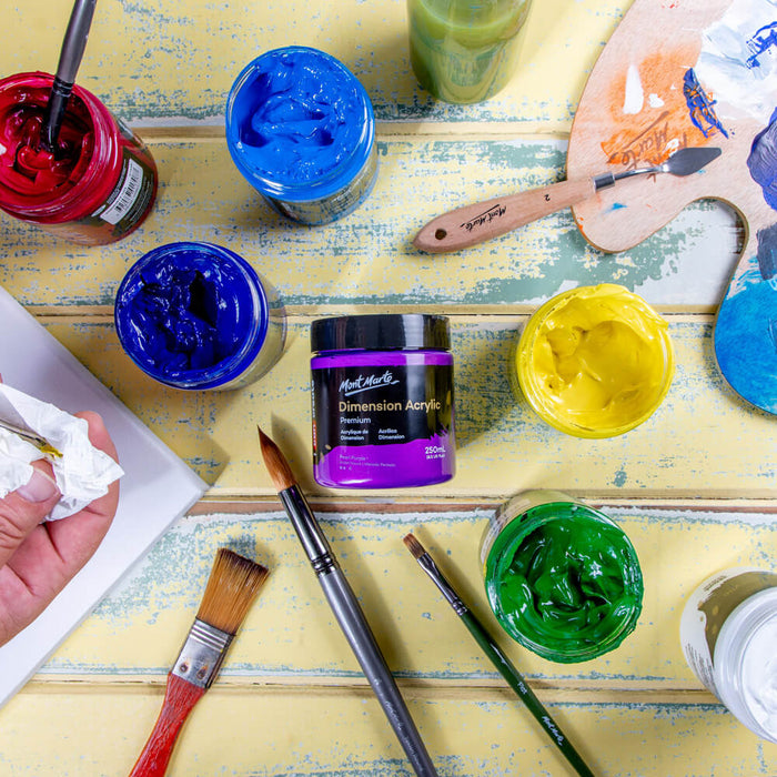 Dimension Acrylic Premium 250ml - Rose Madder
