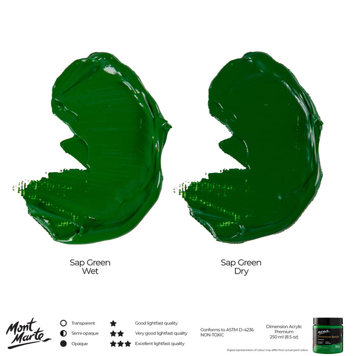 Dimension Acrylic Premium 250ml - Sap Green