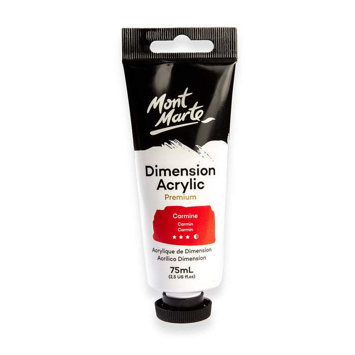 Dimension Acrylic Premium 75ml Tube - Carmine