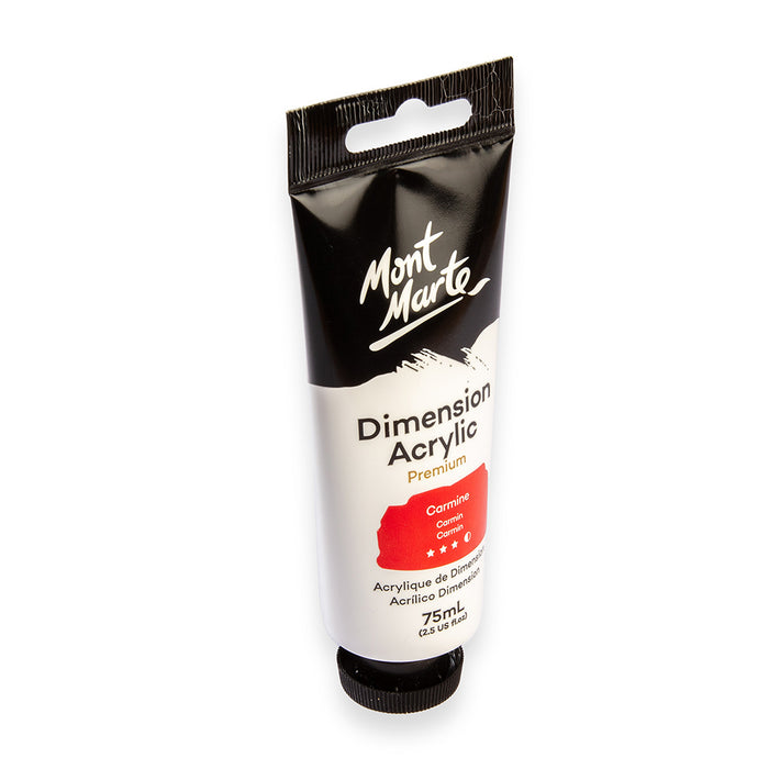 Dimension Acrylic Premium 75ml Tube - Carmine