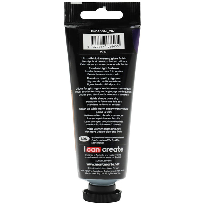 Dimension Acrylic Premium 75ml Tube - Purple